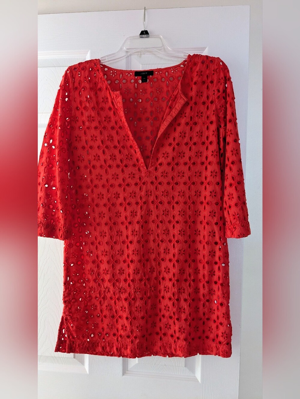J. Crew Cotton Eyelet Top